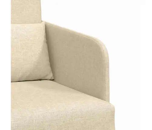 Grīdas Dīvāngulta 2-In-1 Krēmkrāsas 65X80X83 Cm Audums Vidaxl