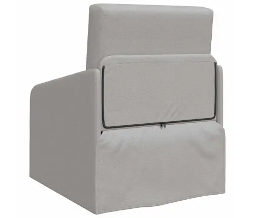 Grīdas Dīvāngulta 2-In-1 Mākonis Pelēks 65X80X83 Cm Audums Vidaxl