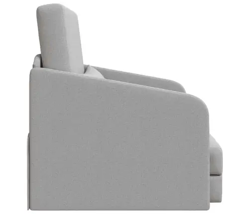 Grīdas Dīvāngulta 2-In-1 Mākonis Pelēks 65X80X83 Cm Audums Vidaxl