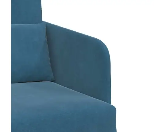 Diivanvoodi Sinine 65 X 80 X 83 Cm Samet