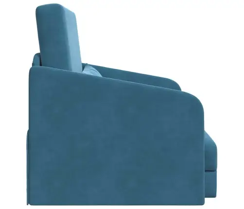 Diivanvoodi Sinine 65 X 80 X 83 Cm Samet