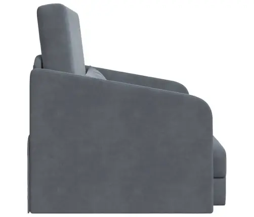 Grīdas Dīvāngulta 2-In-1 Tumši Pelēka 65X80X83 Cm Vidaxl