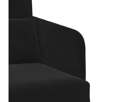 Grīdas Dīvāngulta 2-In-1 Melnā Krāsā 65X80X83 Cm Vidaxl