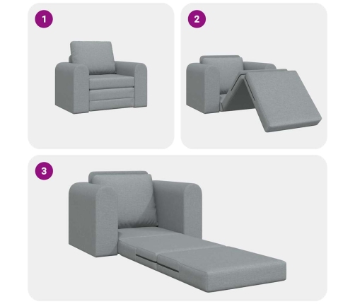Sofa Lova Šviesiai Pilka 98 X 71 X 83 Cm Audinys