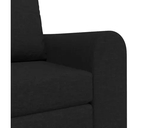 Grīdas Dīvāngulta 2-In-1 Melna 98X71X83 Cm Audums Vidaxl