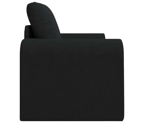 Grīdas Dīvāngulta 2-In-1 Melna 98X71X83 Cm Audums Vidaxl