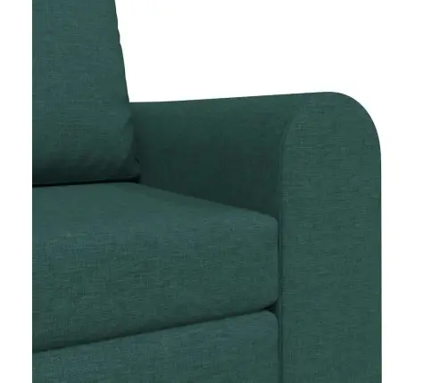 Grīdas Dīvāngulta 2-In-1 Tumši Zaļa 98X71X83 Cm Audums Vidaxl