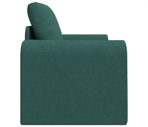 Grīdas Dīvāngulta 2-In-1 Tumši Zaļa 98X71X83 Cm Audums Vidaxl