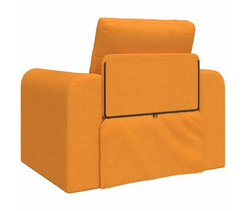 Grīdas Dīvāngulta 2 Vienā Tumši Dzeltena 98X71X83 Cm Audums Vidaxl