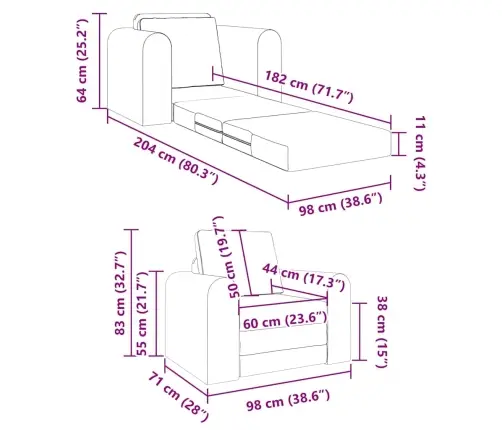 2-In-1 Vīnogu Sarkanais Grīdas Dīvāngulta 98X71X83 Cm Vidaxl 2-In-1 Vīnogu Sarkanais Grīdas Dīvāngulta 98X71X83 Cm Vidaxl