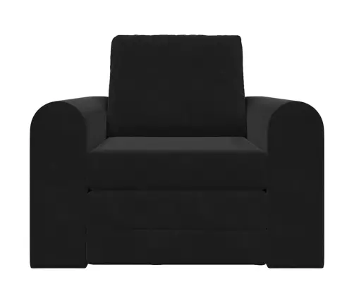 Diivanvoodi Must 98 X 71 X 83 Cm Samet