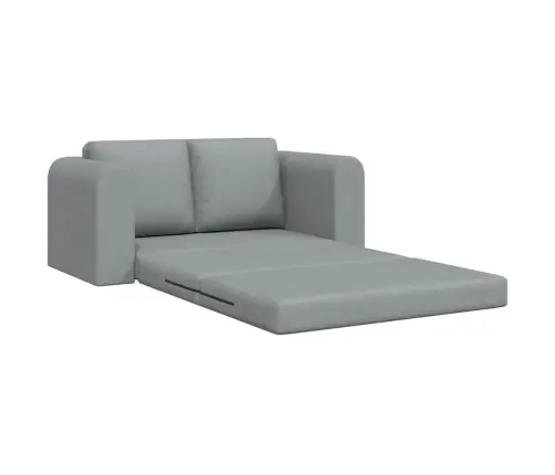 Grīdas Dīvāngulta 2-In-1 Gaiši Pelēks 148X71X83 Cm Audums Vidaxl