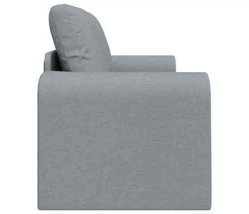 Grīdas Dīvāngulta 2-In-1 Gaiši Pelēks 148X71X83 Cm Audums Vidaxl