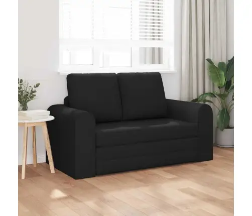 Grīdas Dīvāngulta 2-In-1 Melns 148X71X83 Cm Audums Vidaxl