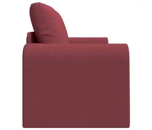 Grīdas Dīvāngulta 2-1 Bordo 148X71X83 Cm Audums Vidaxl