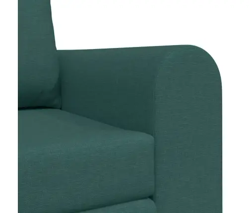 Grīdas Dīvāngulta 2-In-1 Tumši Zaļš 148X71X83 Cm Audums Vidaxl