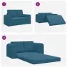 Sofa Lova 60Cm Mėlyna Aksomas