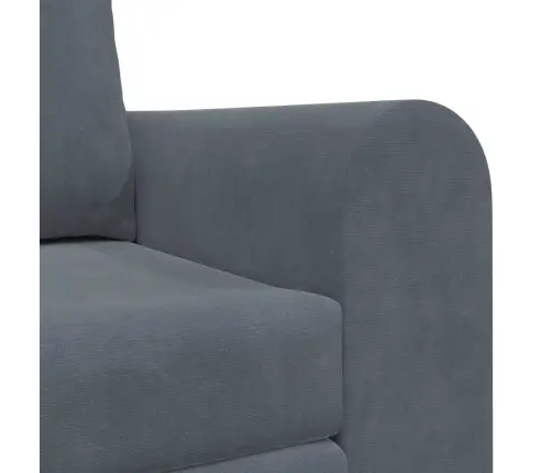 Grīdas Dīvāns Gultai 2-In-1 Tumši Pelēks 148X71X83 Cm Velvet Vidaxl