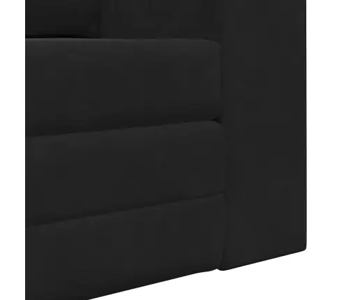 Sofa Lova Juoda 148 X 71 X 83 Cm Aksomas