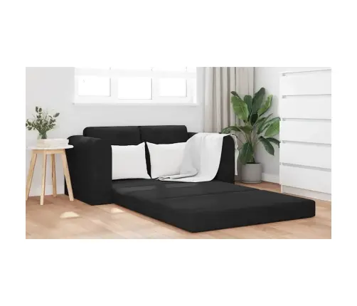 Sofa Lova Juoda 148 X 71 X 83 Cm Aksomas