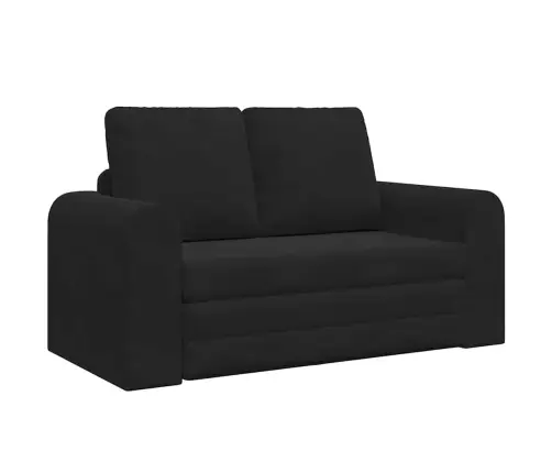 Sofa Lova Juoda 148 X 71 X 83 Cm Aksomas
