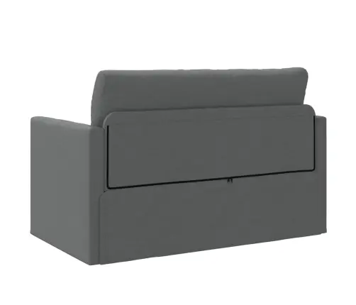 Grīdas Dīvāngulta 2-In-1 Tumši Pelēkā Krāsā 124X71X78 Cm Vidaxl