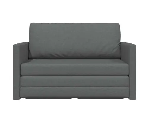 Grīdas Dīvāngulta 2-In-1 Tumši Pelēkā Krāsā 124X71X78 Cm Vidaxl