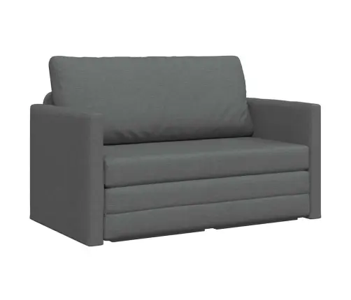 Grīdas Dīvāngulta 2-In-1 Tumši Pelēkā Krāsā 124X71X78 Cm Vidaxl