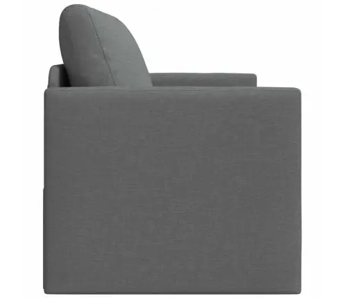 Grīdas Dīvāngulta 2-In-1 Tumši Pelēkā Krāsā 124X71X78 Cm Vidaxl