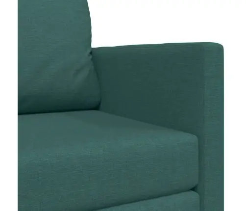 Dīvāngulta Tumši Zaļa 124 X 71 X 78 Cm Audums Vidaxl