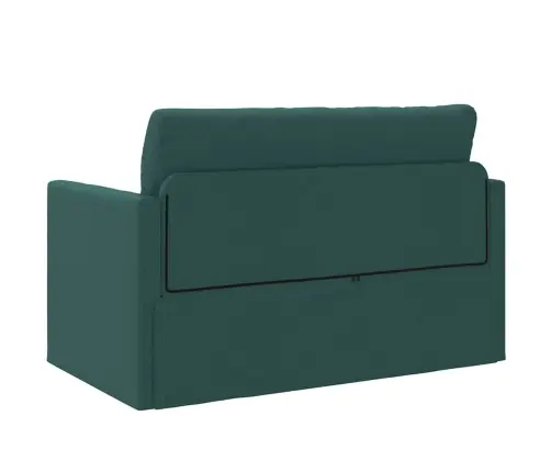 Dīvāngulta Tumši Zaļa 124 X 71 X 78 Cm Audums Vidaxl