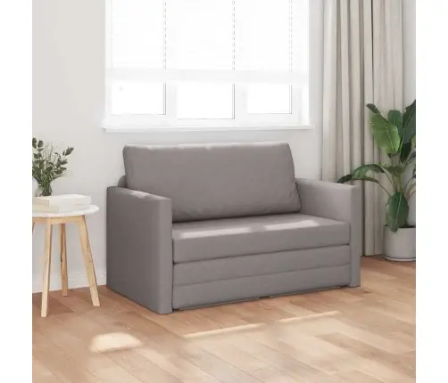 Dīvāngulta 110Cm Pelēkbrūna Audums Vidaxl