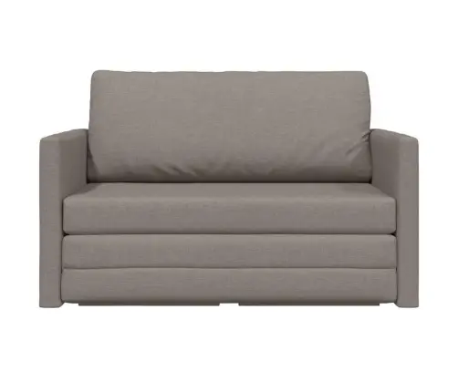 Dīvāngulta 110Cm Pelēkbrūna Audums Vidaxl