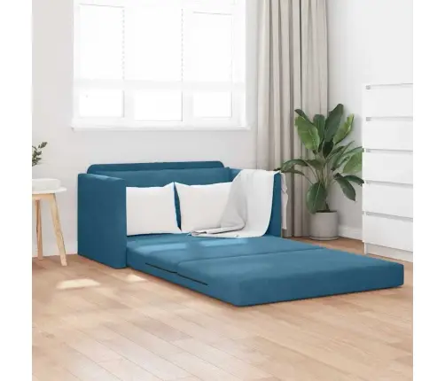 Sofa Lova 110Cm Mėlyna Aksomas