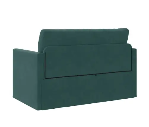 Sofa Lova Tamsiai Žalia 124 X 204 X 61 Cm Aksomas