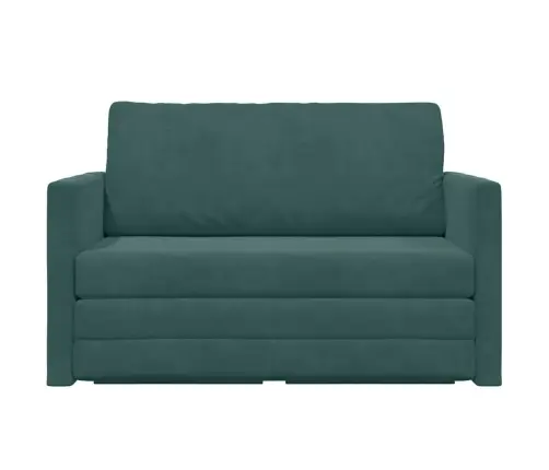 Sofa Lova Tamsiai Žalia 124 X 204 X 61 Cm Aksomas