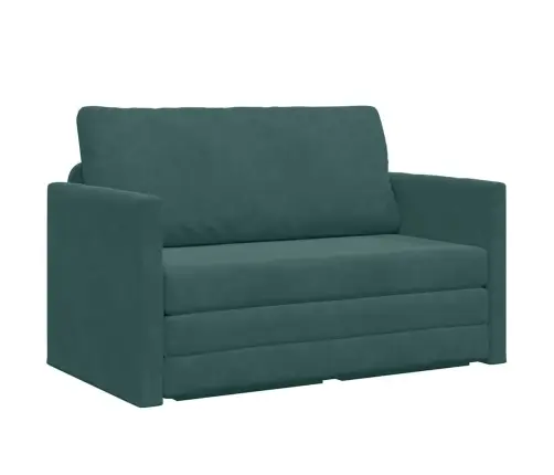 Sofa Lova Tamsiai Žalia 124 X 204 X 61 Cm Aksomas