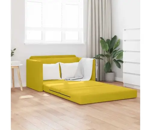Sofa Lova 110Cm Saulėgrąžų Geltona Aksomas