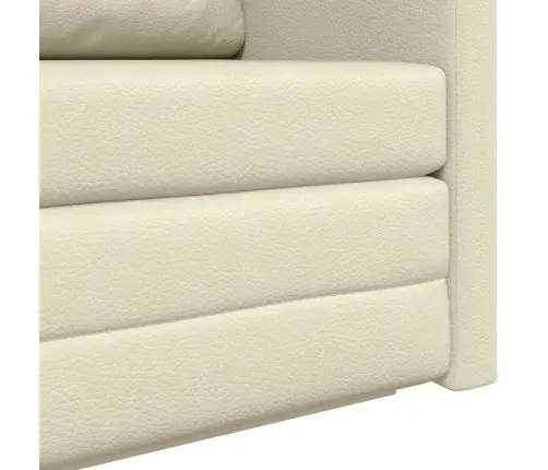 Sofa Lova Kreminė 124 X 71 X 78 Cm Aksomas