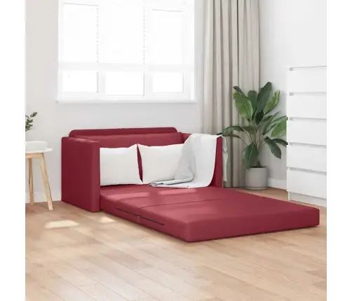 Diivanvoodi 110Cm Veinpunane Kunstnahk