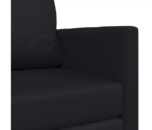 Grīdas Dīvāns-Gulta 2-In-1 Melns 124X71X78 Cm Mākslīga Āda Vidaxl