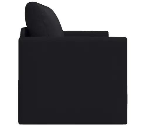 Grīdas Dīvāns-Gulta 2-In-1 Melns 124X71X78 Cm Mākslīga Āda Vidaxl