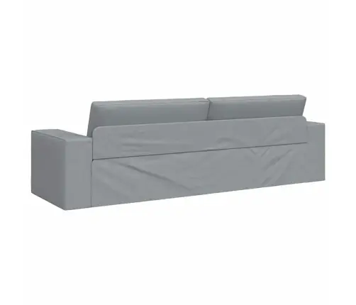 Grīdas Dīvāngulta 2-In-1 Gaiši Pelēka 245X150X60.5 Cm Audums Vidaxl