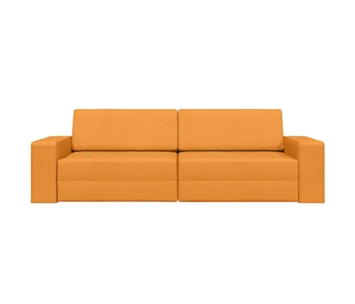 Diivanvoodi 200Cm Tume Kollane Kangas