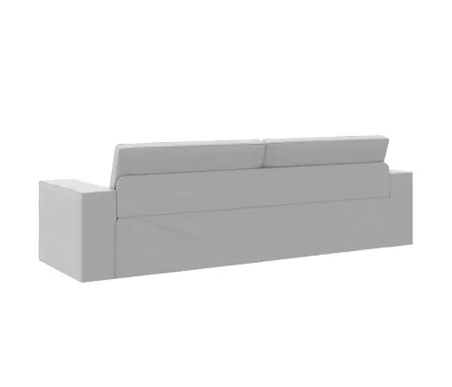 Grīdas Dīvāngulta 2-In-1 Mākoņu Pelēkā 245X150X60.5 Cm Audums Vidaxl