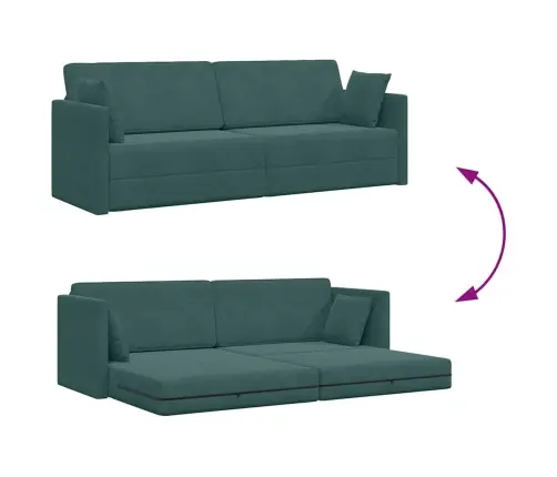 Diivanvoodi Tumeroheline 213 X 70 X 77 Cm Samet