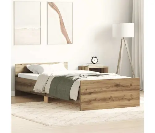 Gultas Rāmis Bez Matrača, 90X190 Cm, Inženierijas Koks Vidaxl