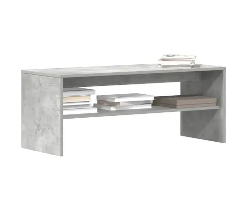 Tv Skapītis, 100X40X40 Cm, Betona Pelēks, Skaidu Plāksne Vidaxl