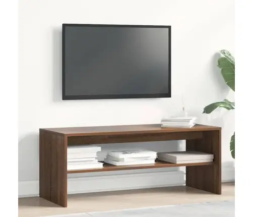Tv Skapītis, Ozolkoka Krāsa, 100X40X40 Cm, Inženierijas Koks Vidaxl