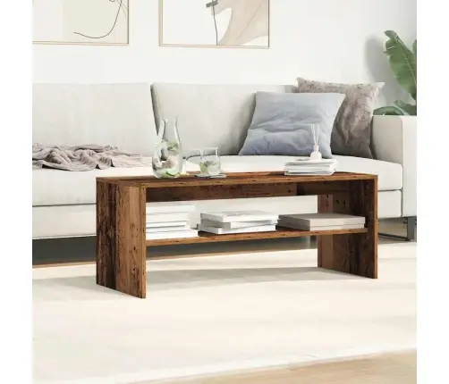 Tv Skapītis, 100X40X40 Cm, Veca Koka, Skaidu Plāksne Vidaxl